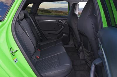 New Audi RS3 rear space