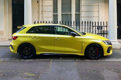 Long-term Audi RS3 side profile home