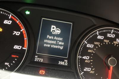 Seat Ateca park assist message