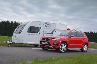 Seat Ateca with caravan
