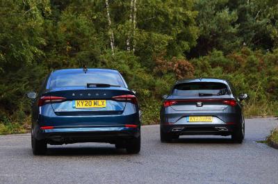 Seat Leon and Skoda Octavia rears