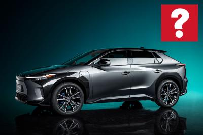 Toyota BZ4X concept front