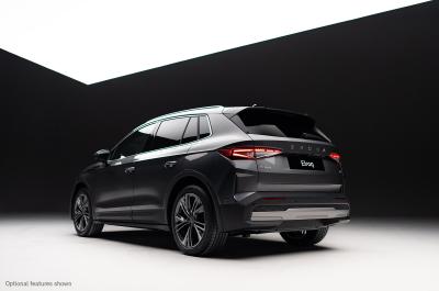 Skoda Elroq design Q&A rear three-quarters