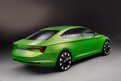 Skoda VisionC five-door coupe concept revealed