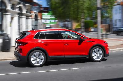 Skoda Elroq side driving