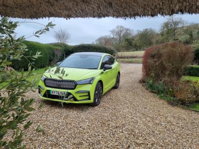 Skoda Enyaq Coupe in Wiltshire 3