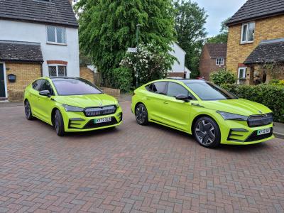 Skoda Enyaq Coupe twins