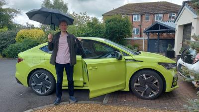 Skoda Enyaq Coupe umbrella