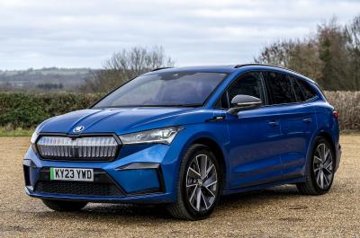 Feel Electric Skoda Enyaq SUV hero shot