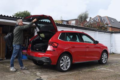Skoda Kamiq long-term test opening boot