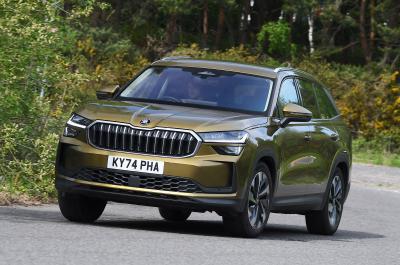 Skoda Kodiaq front cornering