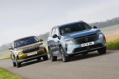 Skoda Kodiaq vs Peugeot 5008 fronts