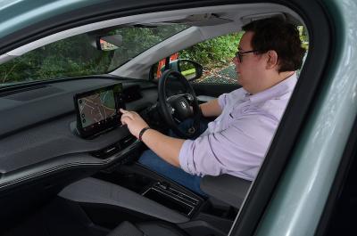 Skoda Enyaq infotainment screen