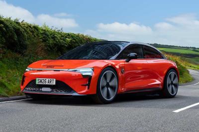 Smart #6 front driving - artist impression
