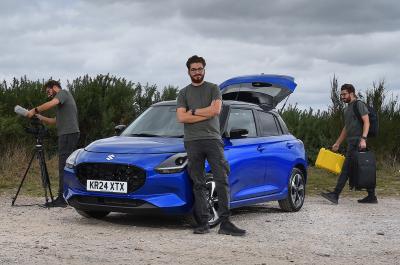 Loading and filming with the Suzuki Swift