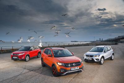 New Volkswagen T-Cross vs Seat Arona vs Suzuki Vitara