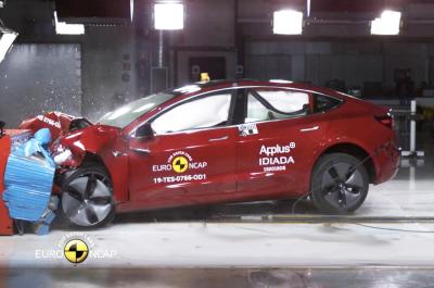 Tesla Model 3 Euro NCAP crash test