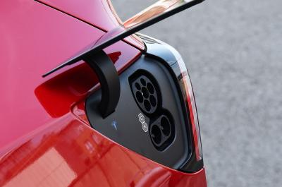 Tesla Model Y charging port