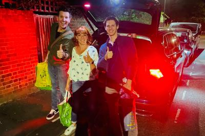 Volkswagen Tiguan boot with people
