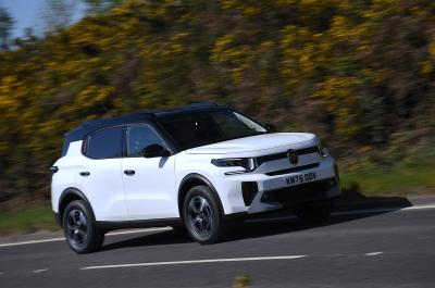 Tom driving the Citroen C3 Aircross