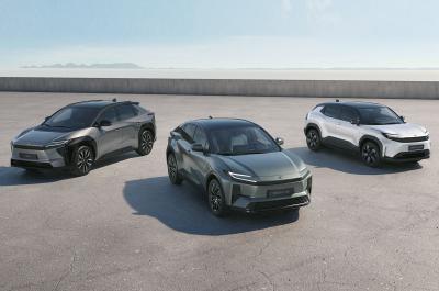 Toyota bZ4X, C-HR+ and Urban Cruiser