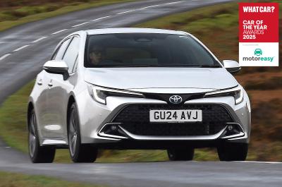 Toyota Corolla front cornering