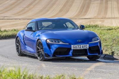Toyota GR Supra 2022 front cornering