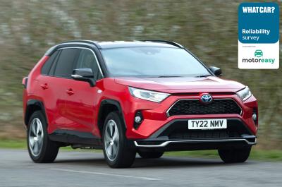 toyota-rav4-phev-front-right-driving-most-reliable-toyota-models