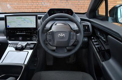 New Toyota bZ4X dashboard
