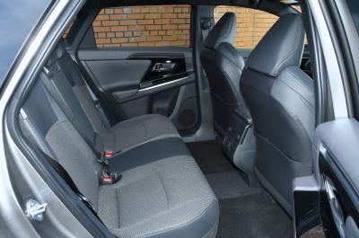 New Toyota bZ4X rear space