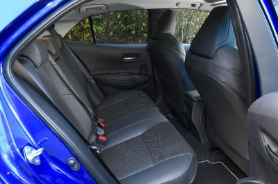 New Toyota Corolla rear space