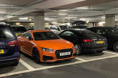 Audi TTS at airport