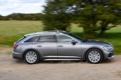 Audi A6 Allroad driving
