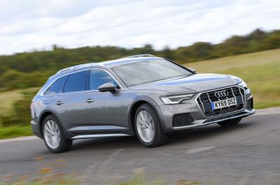 Audi A6 Allroad driving