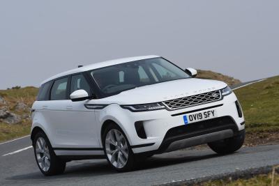 Used 2019 Land Rover Range Rover Evoque front tracking 