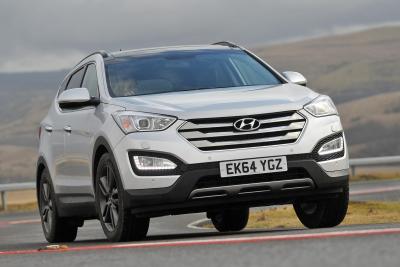 Used Hyundai Santa Fe 2013-2018 front cornering