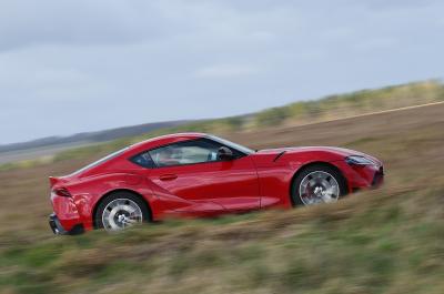 Used Toyota GR Supra 2019-present side driving