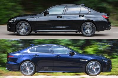 Used test: BMW 3 Series vs Jaguar XE