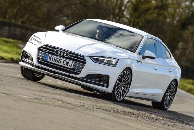 Used Audi A5 Sportback 2016-2024 front cornering white