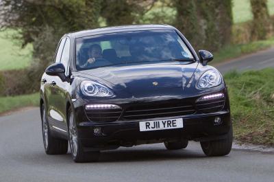 Used Porsche Cayenne 2010-2017 front cornering black