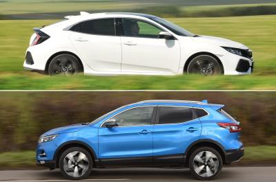 Used test: Honda Civic vs Nissan Qashqai