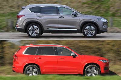 Used test: Hyundai Santa Fe vs Volvo XC90