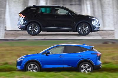 Used test Kia Sportage vs Nissan Qashqai