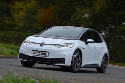 Used Volkswagen ID 3 2020-present front right cornering white