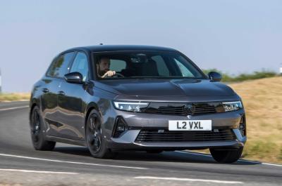 Vauxhall Astra driving front