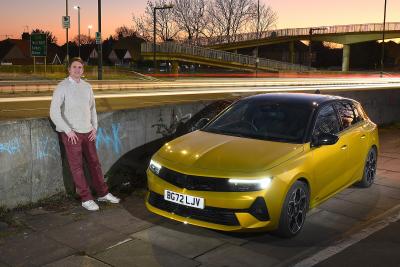 Vauxhall Astra 2022 long-term fast-moving traffic