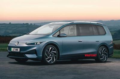 Volkswagen Touran electric rendering