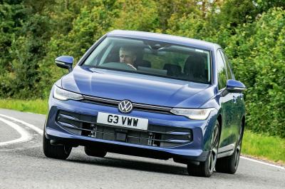 Volkswagen Golf front cornering