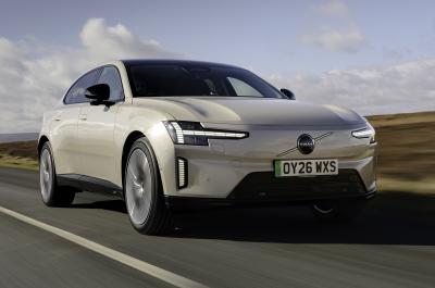 Volvo ES90 driving front right