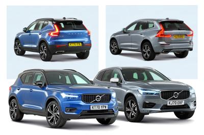 Volvo XC40 vs Volvo XC60 studio pics